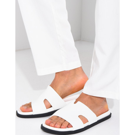 Sandales en similicuir