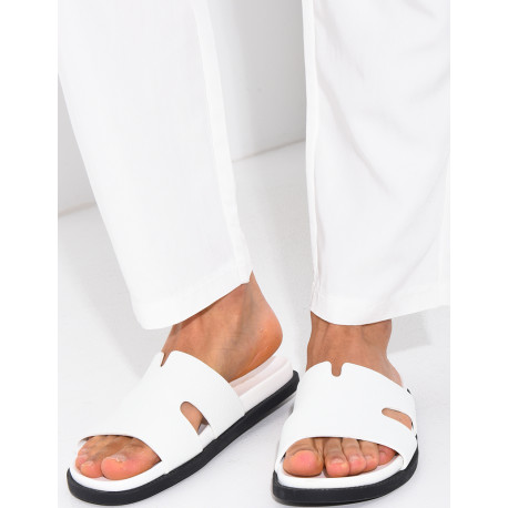 Sandales en similicuir