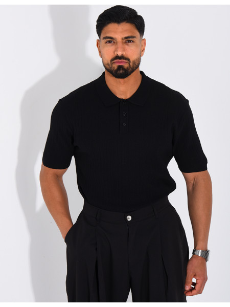 Short-sleeved polo shirt
