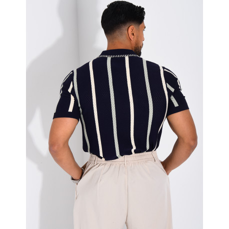 Short-sleeved polo shirt