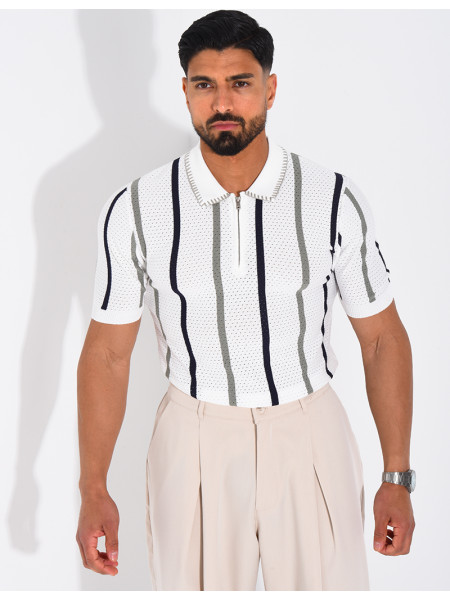 Short-sleeved polo shirt