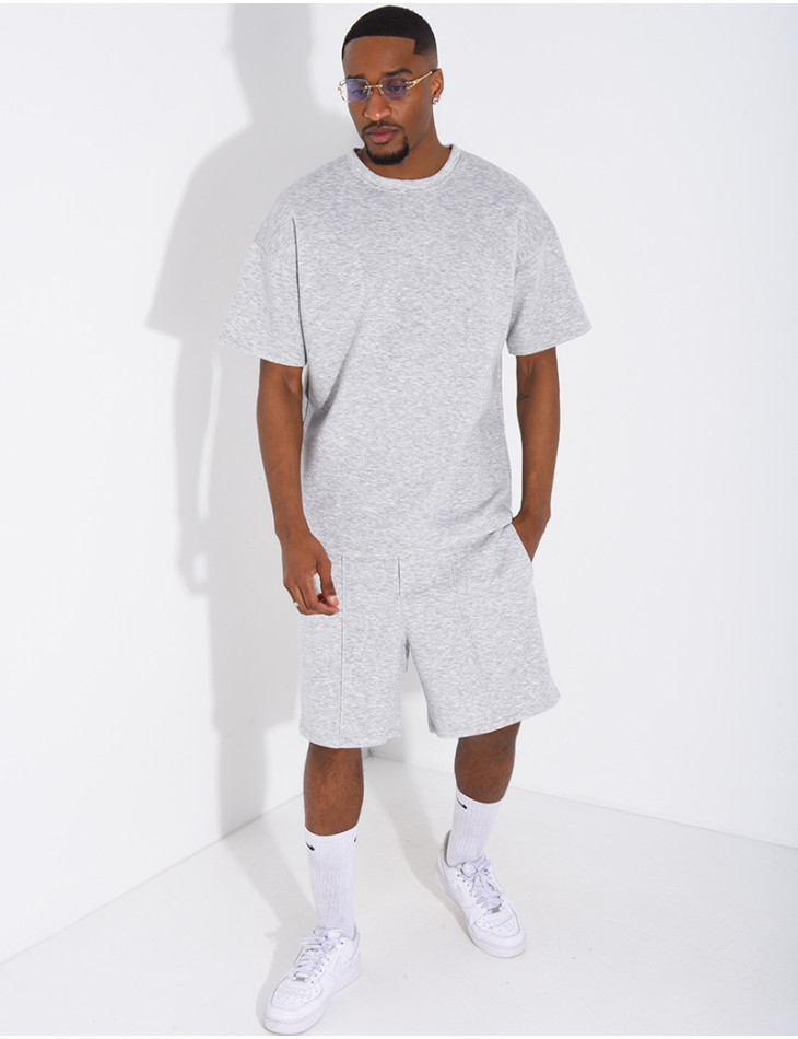 Ensemble short et t-shirt uni