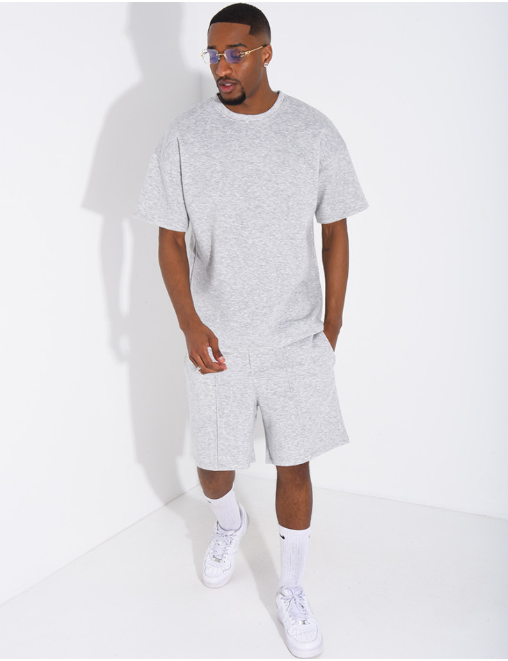 Ensemble short et t-shirt uni