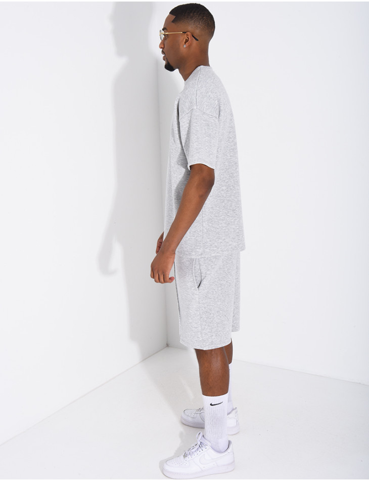 Ensemble short et t-shirt uni