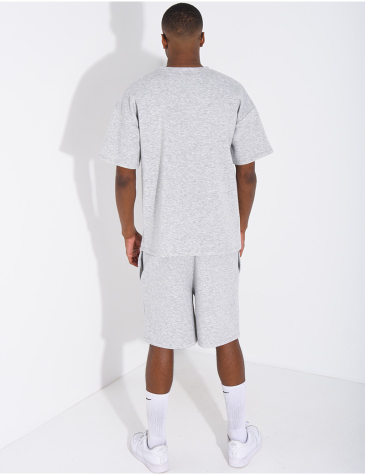 Ensemble short et t-shirt uni