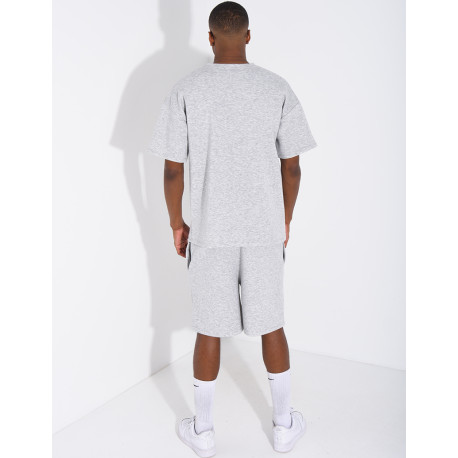 Ensemble short et t-shirt uni