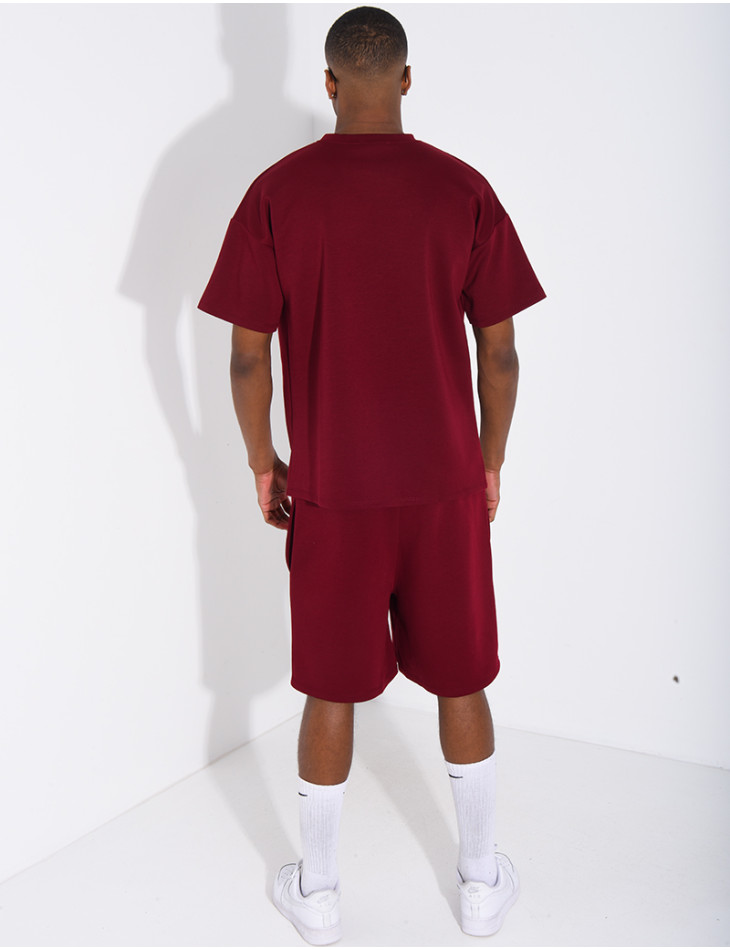 Ensemble short et t-shirt uni
