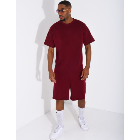 Ensemble short et t-shirt uni