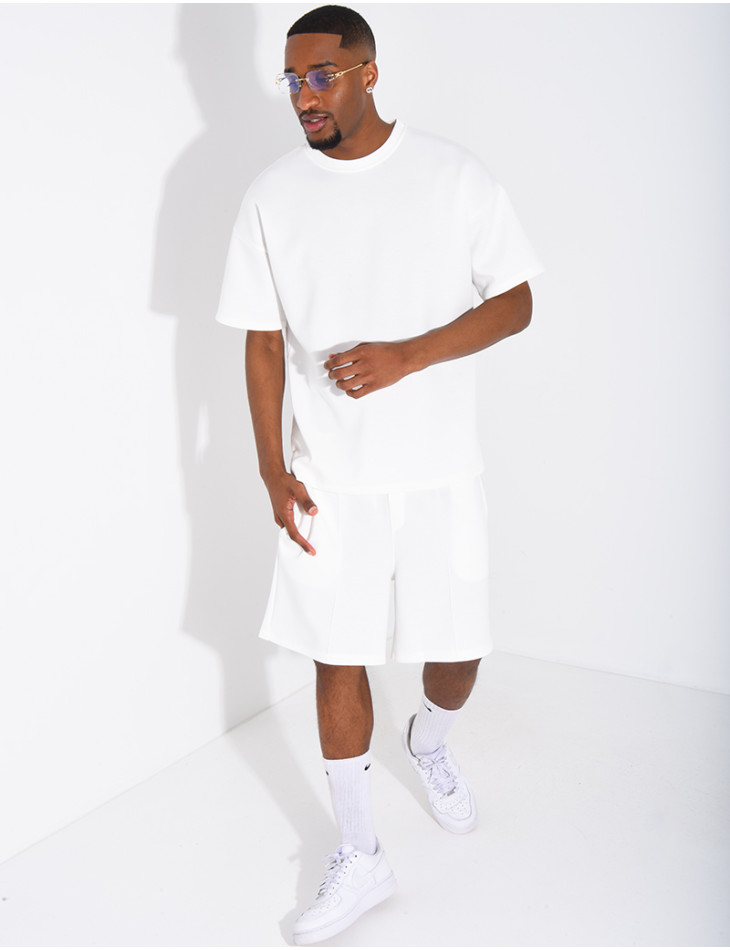 Ensemble short et t-shirt uni