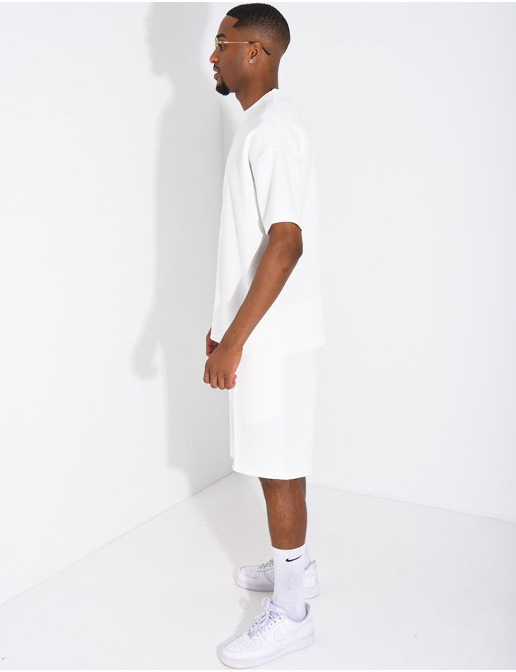 Ensemble short et t-shirt uni