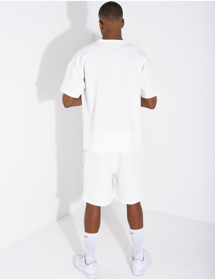 Ensemble short et t-shirt uni