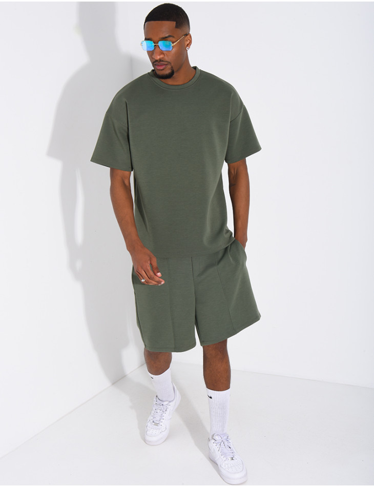 Ensemble short et t-shirt uni