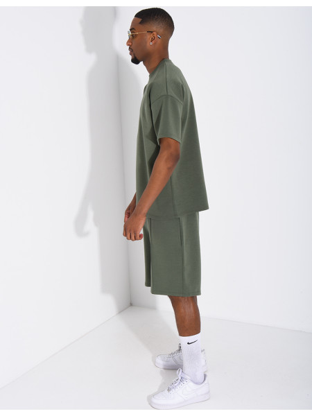 Ensemble short et t-shirt uni