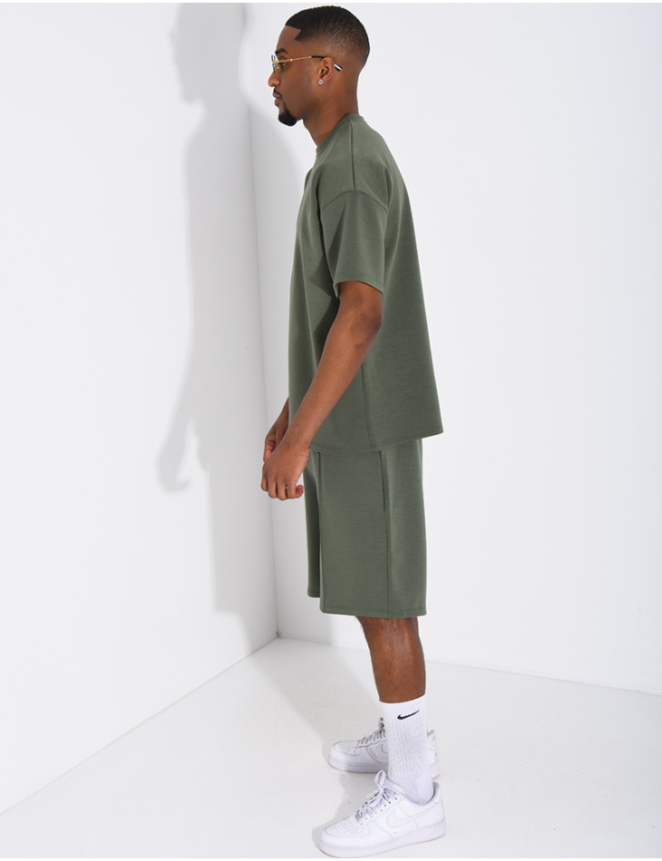 Ensemble short et t-shirt uni