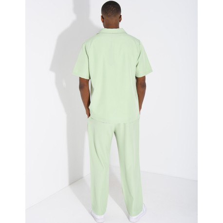 Trousers and short-sleeved shirt set