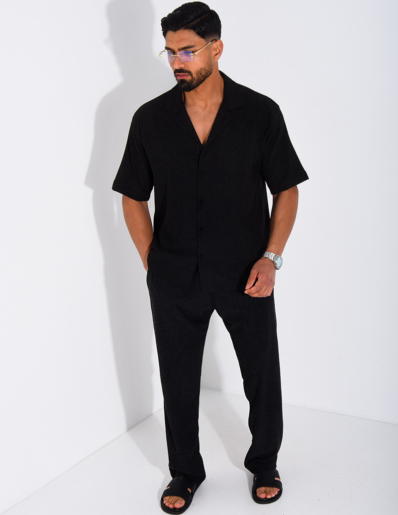 Ensemble chiné pantalon et...