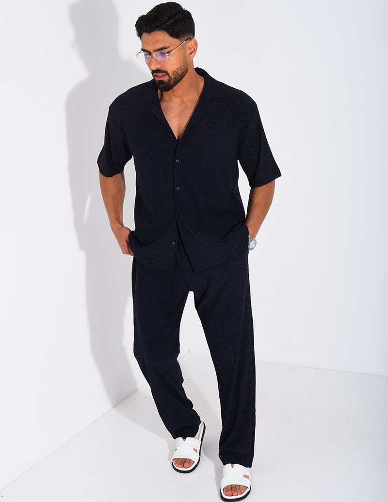 Ensemble chiné pantalon et...