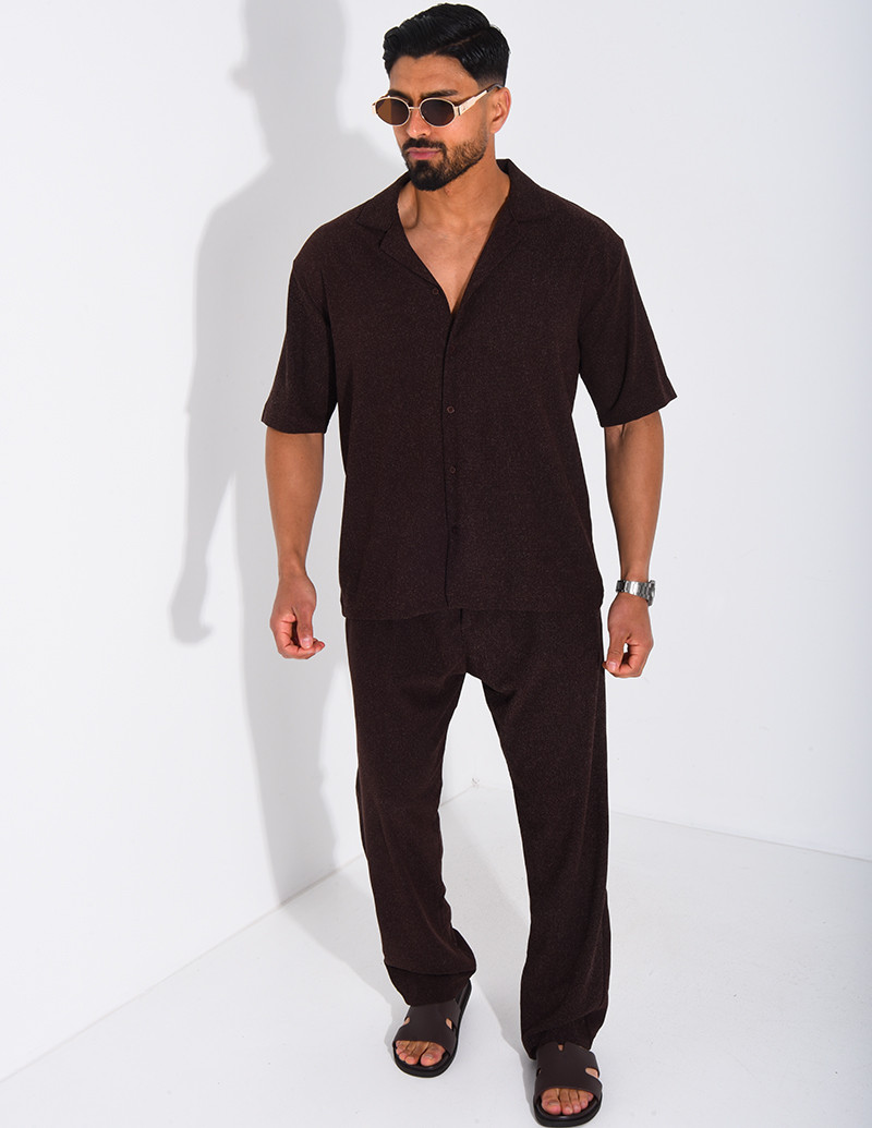 Ensemble chiné pantalon et...