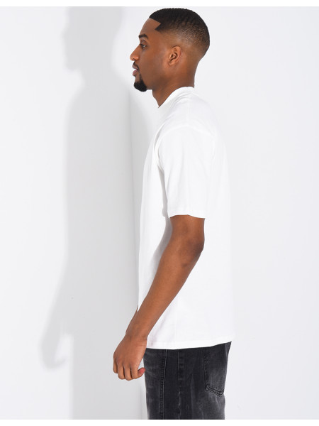 T-shirt tour eiffel et fleur