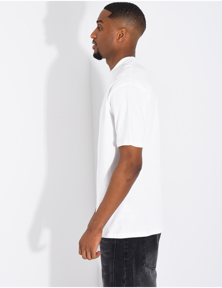 T-shirt tour eiffel et fleur