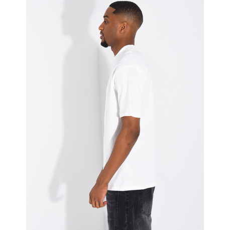 T-shirt tour eiffel et fleur