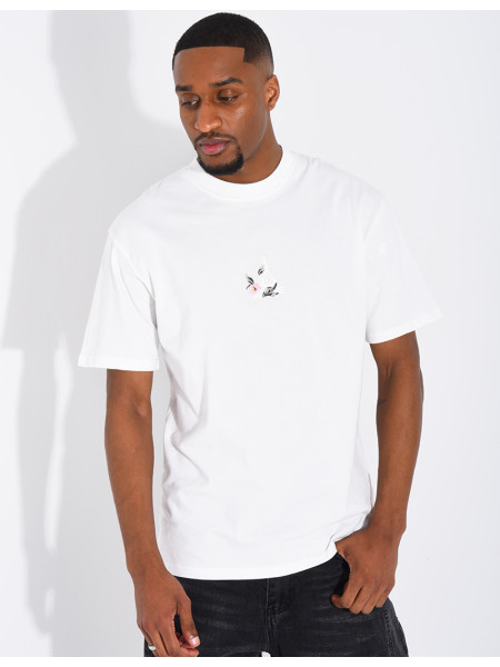 T-shirt tour eiffel et fleur