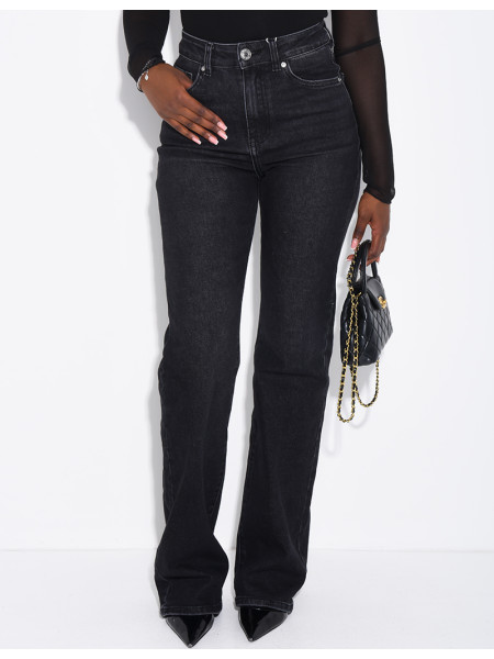 TALL  Jeans mit geradem Schnitt, hoher Taille, Stretch und extra langer Länge