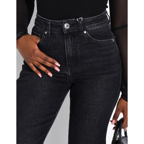 TALL  Jeans mit geradem Schnitt, hoher Taille, Stretch und extra langer Länge