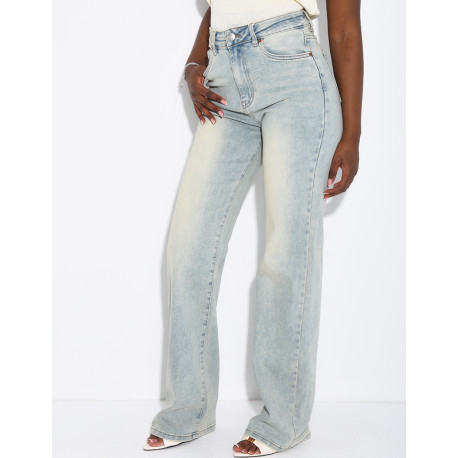 TALL  Jeans mit geradem Schnitt, hoher Taille, Stretch und extra langer Länge