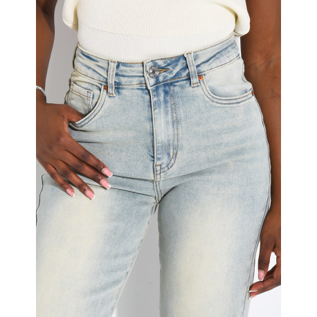 TALL  Jeans mit geradem Schnitt, hoher Taille, Stretch und extra langer Länge