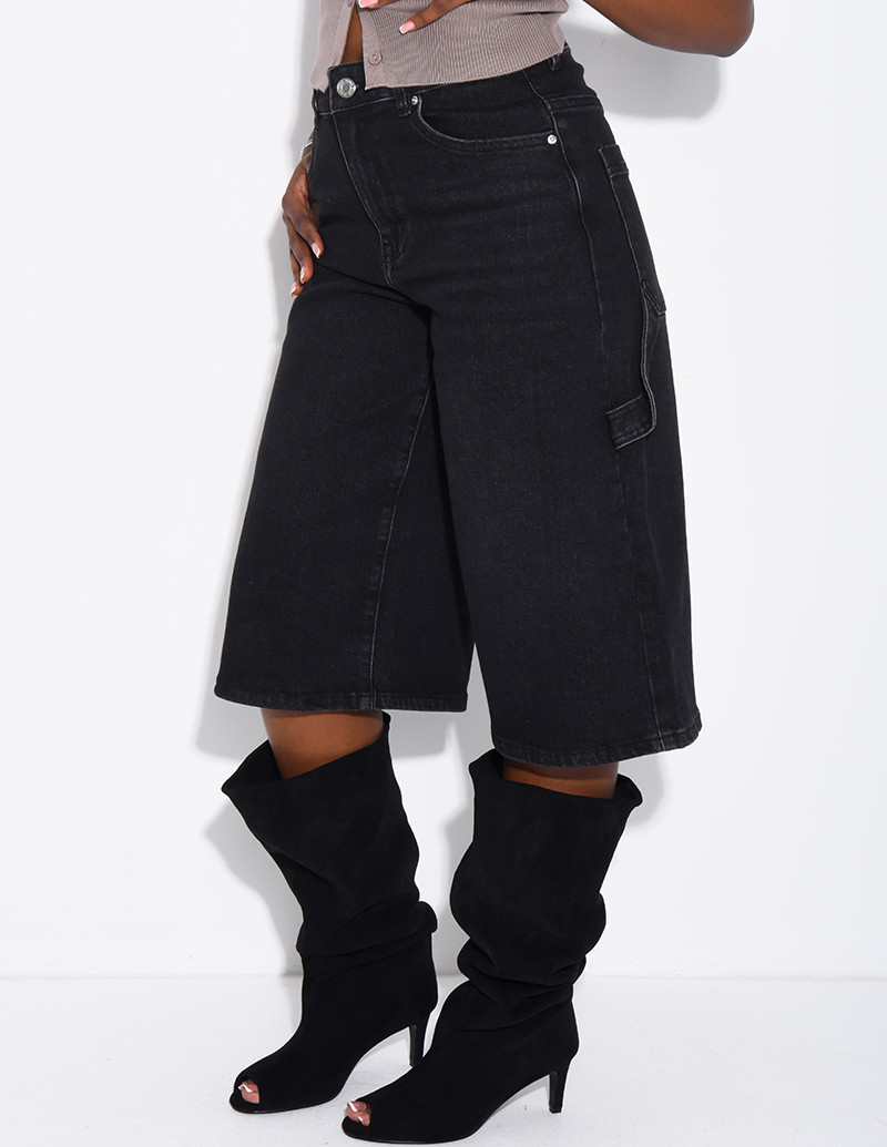 Jeans-Bermudas im...