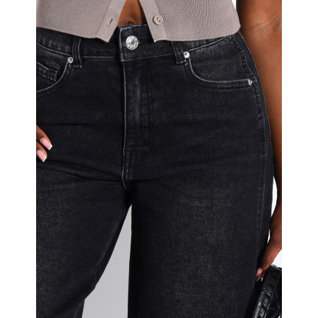 Weite Jeans-Bermudas