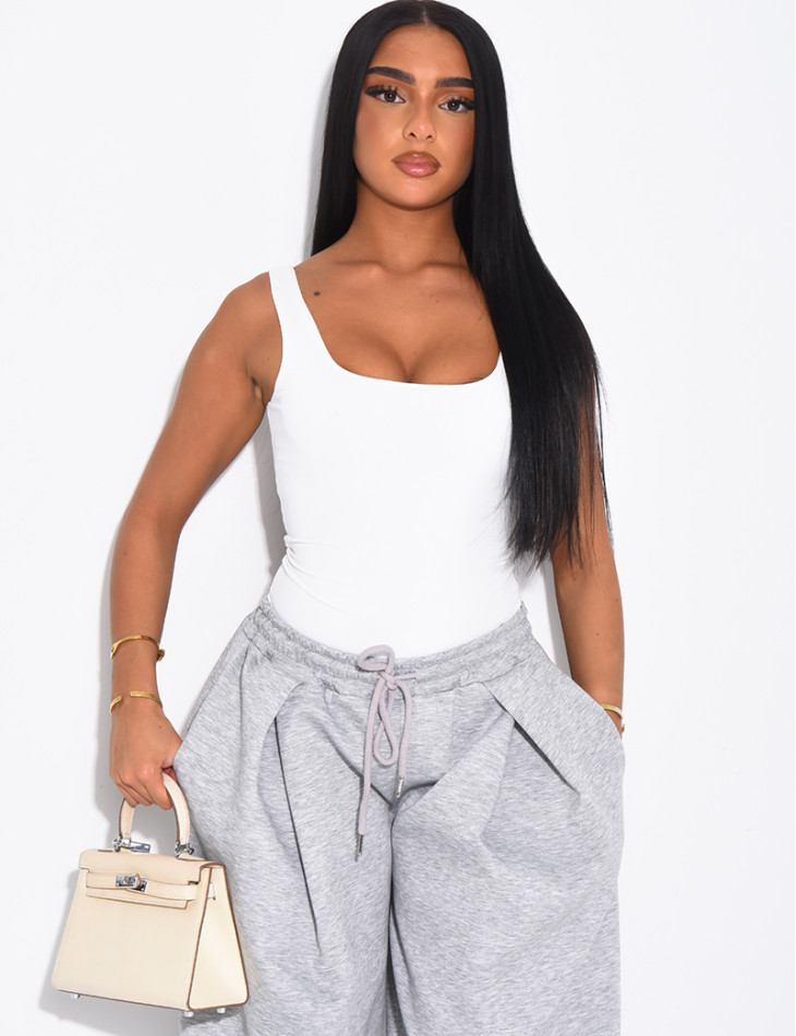 Body moulant col carré