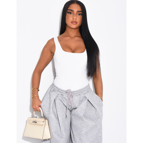 Body moulant col carré