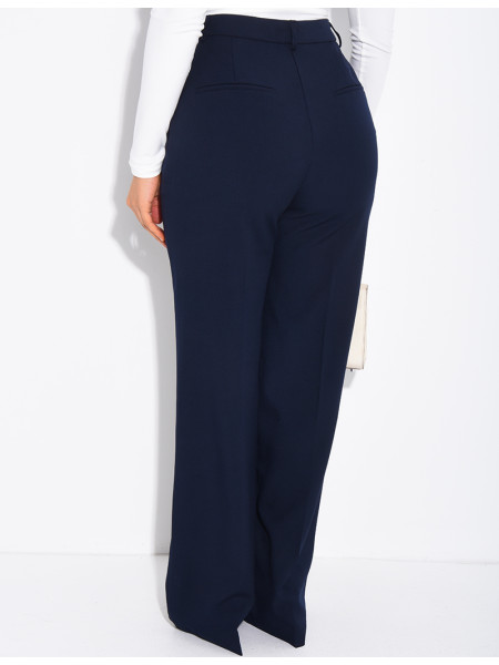 Pantalon de tailleur coupe droite
