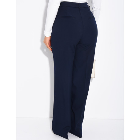 Pantalon de tailleur coupe droite