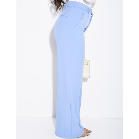 Pantalon de tailleur coupe droite