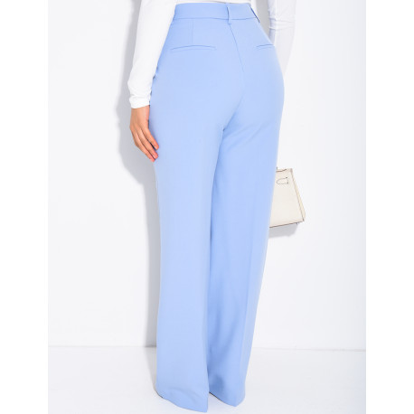 Pantalon de tailleur coupe droite