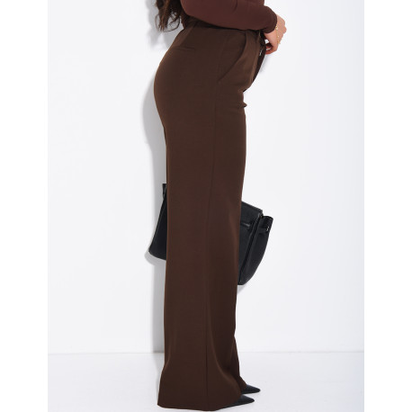 Pantalon de tailleur coupe droite