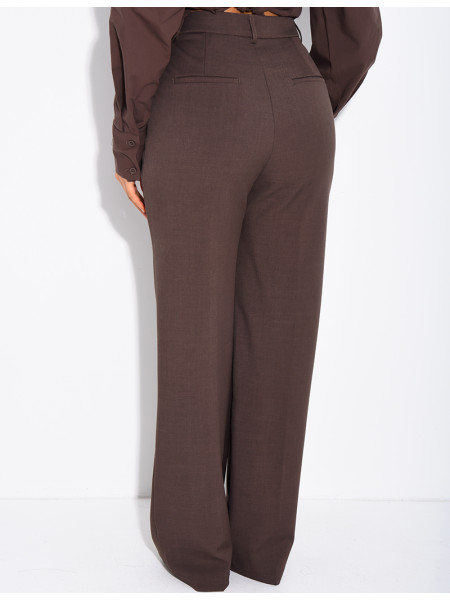 Pantalon de tailleur coupe droite