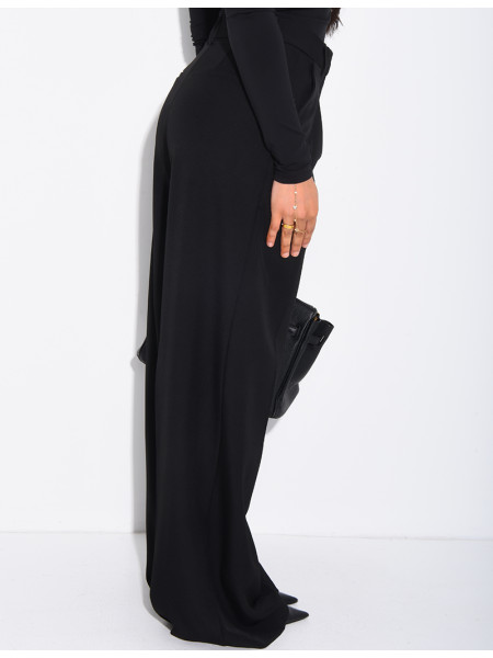 Pantalon de tailleur coupe large