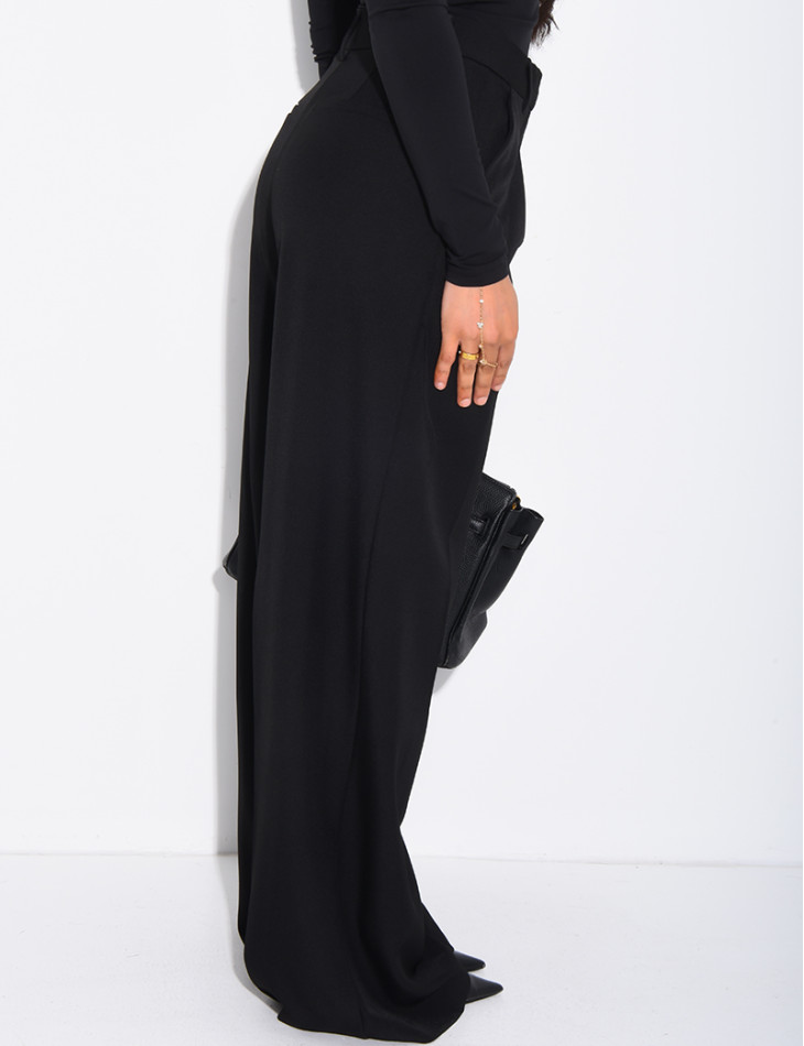 Pantalon de tailleur coupe large