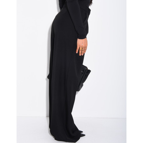 Pantalon de tailleur coupe large