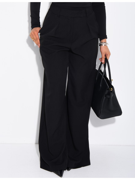 Pantalon de tailleur coupe large