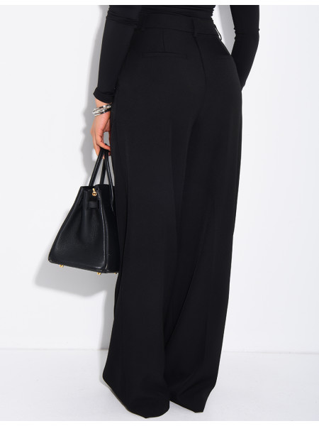 Pantalon de tailleur coupe large