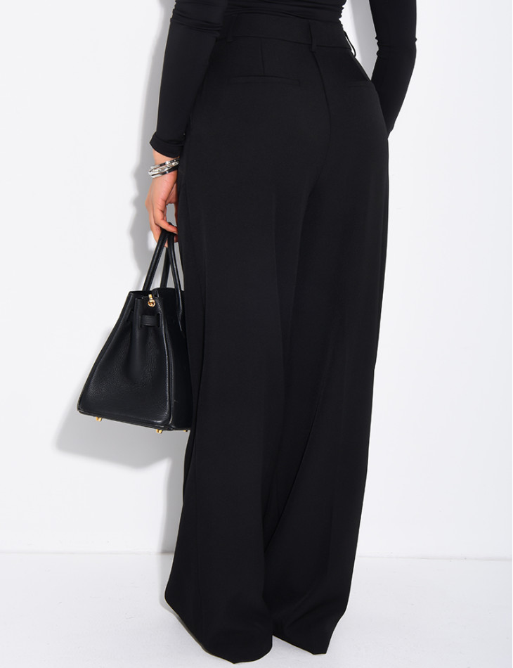 Pantalon de tailleur coupe large