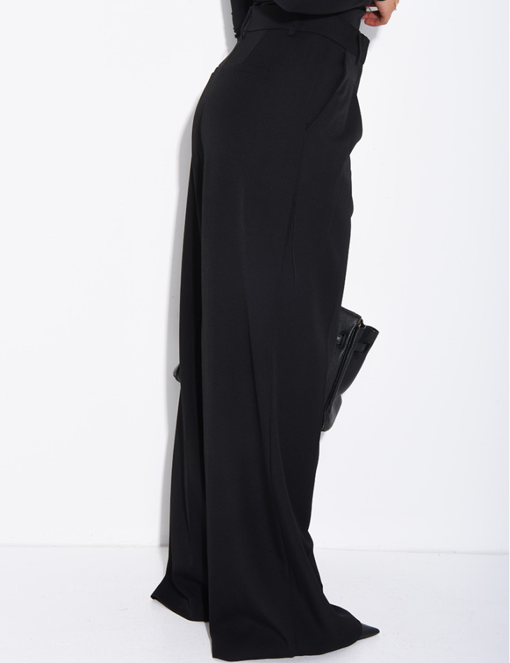 Pantalon de tailleur coupe large