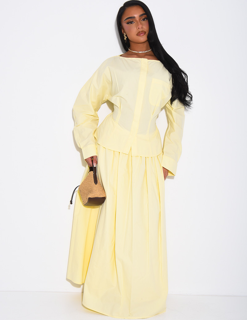 Ensemble jupe longue...