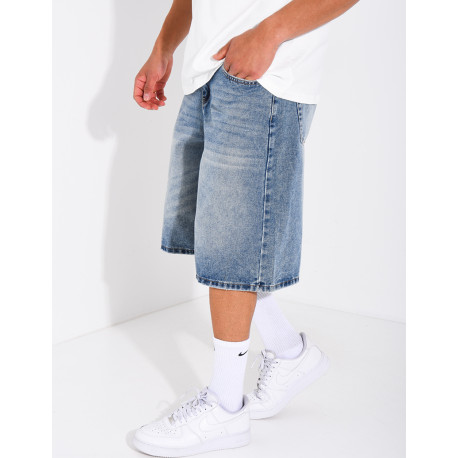 Jeans-Bermudas