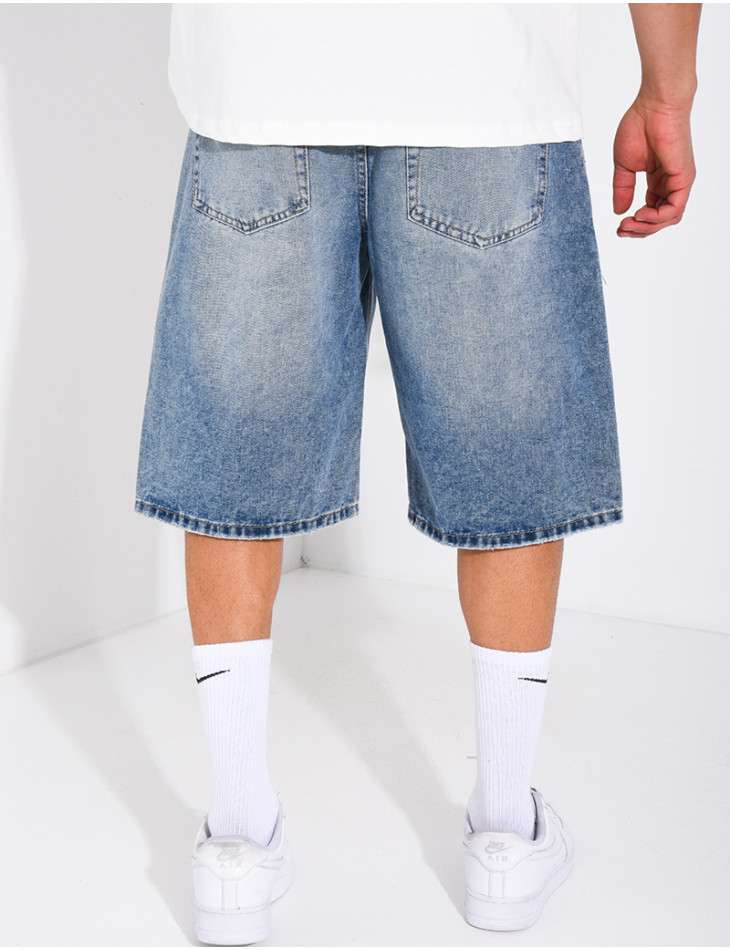 Jeans-Bermudas